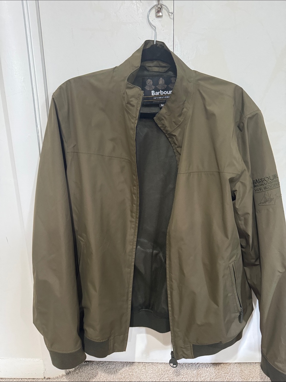 Barbour Olive Green Lightweight Men's Shirt Jacket
